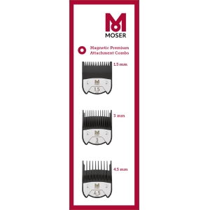 Moser Peines premium magnéticos en blister/cartón 1.5/3/4.5mm