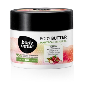 Body Natur Body Butter Manteca Corporal Frutos Rojos, Granada Y Fruta de Dragón 200ml