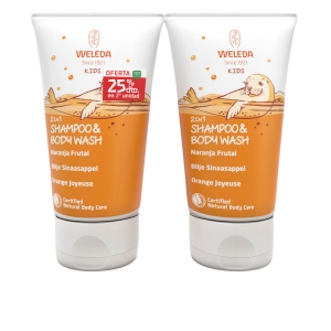 Weleda Shower & Shampoo 2 En 1 Naranja Frutal 2 X 150 Ml