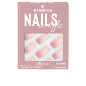 Essence Nails In Style  Uñas Artificiales #16-café Au Lait 12 U