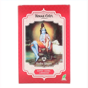 Radhe Shyam Henna En Polvo Super Caoba Luminoso 100g