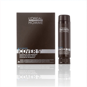 Loreal Homme Cover 5 Nº3 3x50ml Castaño Oscuro
