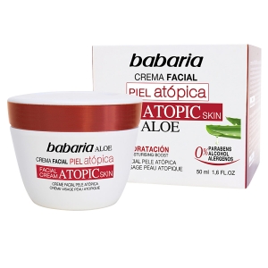 Babaria Piel Atopica Aloe Vera Crema Facial 0% 50 Ml