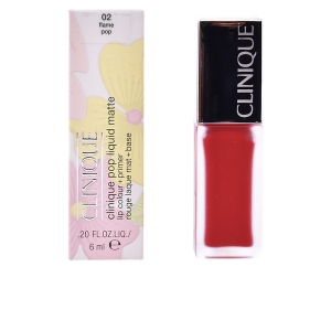 Clinique Pop Liquid Matte Lip Colour + Primer #02-flame Pop 6 Ml