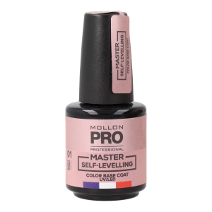 Mollon Pro Master Self Levelling Color Base Coat 01 Soft Pink