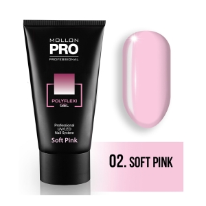 Mollon Pro Polyflexi Gel Color Soft Pink 02  60ml