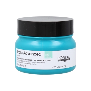 L'oréal Professionnel Paris Scalp Advanced 2-in-1 Shampoo & Mask Deep Purifier Clay  250 Ml
