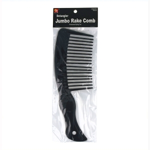 Beauty Town Peine Profesional Peine Para Desenredar Comb Negro (09360)