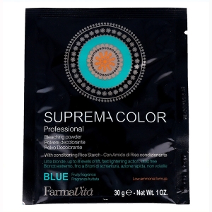 Farmavita Decoloración Suprema Bleaching Powder/decolorante Azul 30g