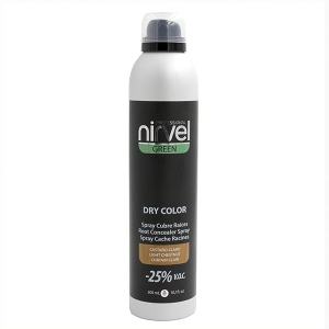 Nirvel Green Dry Color Spray CastaÑo Claro 300 Ml