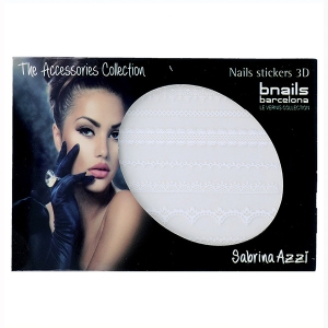 Sabrina Bnails Deco Stickers 2 White Lace (111)