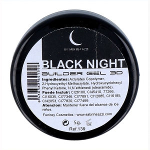 Sabrina Gel 3d Noche Negra 5ml (139)