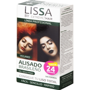Lissa by Extreme Hair Nanoplastia Alisado Brasileño Vegano para Cabellos Oscuros