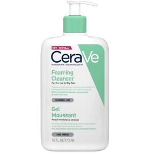 Cerave Foaming Cleanser For Normal To Oily Skin 1000ml