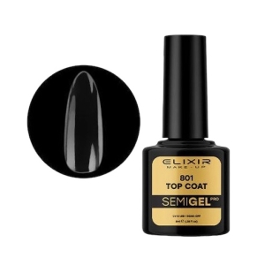 Elixir Make-Up SEMI GEL UV/LED Top Coat 801 8ml