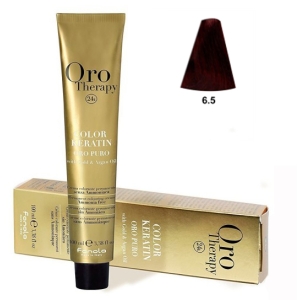 Fanola Tinte Oro Therapy "Sin Amoniaco" 6.5 Rubio Oscuro caoba 100ml