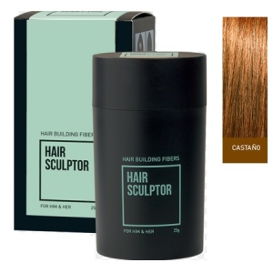 Sinelco Hair-Sculptor Fibras Espesantes de cabello color Castaño Medio  25g