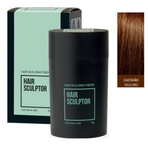 Sinelco Hair-Sculptor Fibras Espesantes de cabello color Castaño oscuro 25g