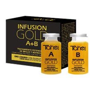 Tahe Infusion Gold A+B Tratamiento Potenciador de Brillo 2x10ml.