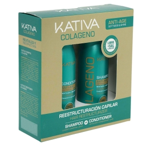 KATIVA Pack Colágeno Tratamiento Anti-edad para el cabello