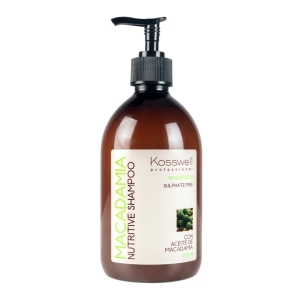 Kosswell Macadamia Nutritive Shampoo Sin Sulfatos 500ml