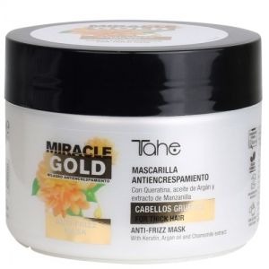 Tahe Miracle Gold Mascarilla Anti-encrespamiento cabellos gruesos 300ml