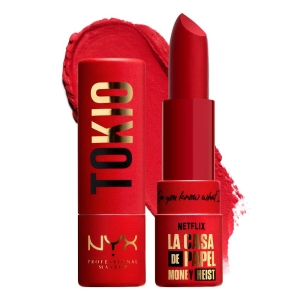 Nyx Professional Make Up La Casa De Papel Lipstick ref rebel Red