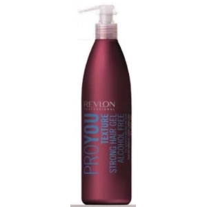 Revlon Proyou Texture Strong Hair Gel. Gel extremo sin alcohol 350ml.