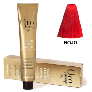Fanola Tinte Oro Therapy "Sin Amoniaco"  Rojo 100ml