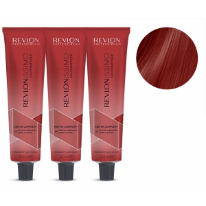 Revlon PACK 3 TINTES Revlonissimo Colorsmetique 66.60 C5 Rojo Intenso 60ml.