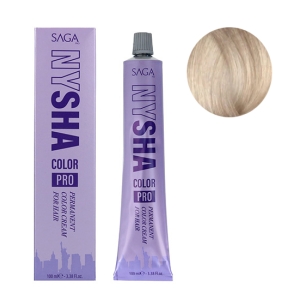 Saga Nysha Color Pro 100 Ml Color 12.12 Superaclarante Rubio Ceniza Violeta