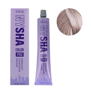 Saga Nysha Color Pro 100 Ml Color 12.21 Superaclarante Rubio Violeta Ceniza