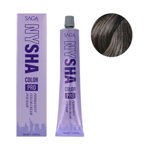 Saga Nysha Color Pro 100 Ml Color 6.1 Rubio Oscuro Ceniza