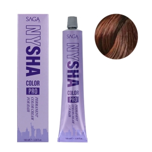 Saga Nysha Color Pro 100 Ml Color 6.4 Rubio Oscuro Cobre