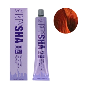 Saga Nysha Color Pro 100 Ml Color 7.44 Rubio Cobre Intenso
