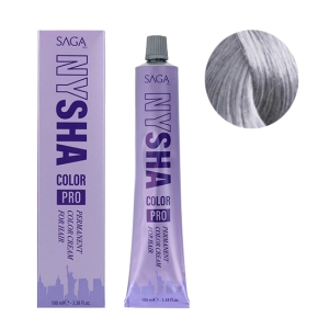 Saga Nysha Color Pro 100 Ml Color 911 Glicin Plata