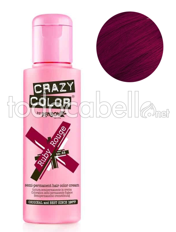 Crazy Color Nº66 Ruby Rouge 100ml
